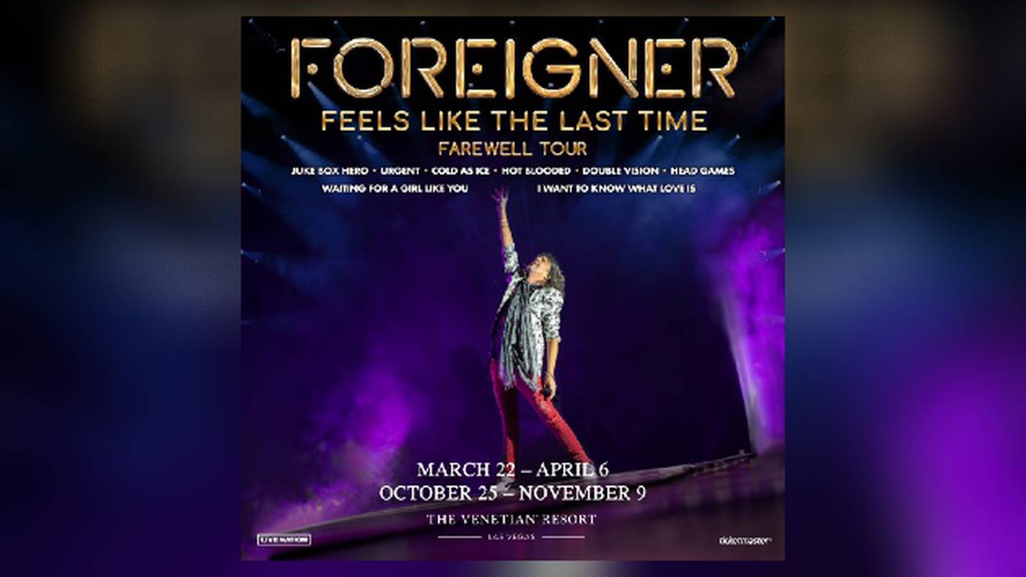 Foreigner reveals final Las Vegas dates with Feels Like The Last Time ...