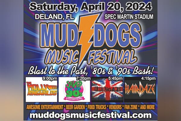 Mud Dogs Music Festival - April 20th
