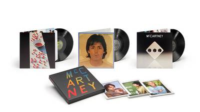 Box set featuring Paul McCartney's trilogy of McCartney solo albums released today