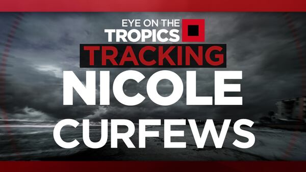 Tracking Nicole: Which Central Florida counties have issued curfews?