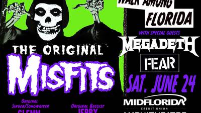 The Misfits, Yes The Original Misfits, AND Megadeth Are Hitting Tampa In June