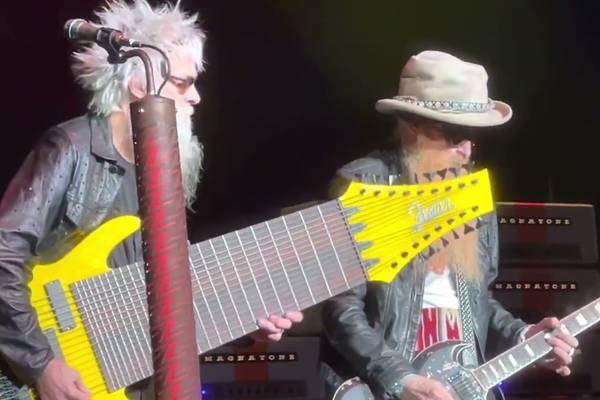 ZZ Top's Elwood Francis Shares Where The 17 String Bass Monstrosity Came From