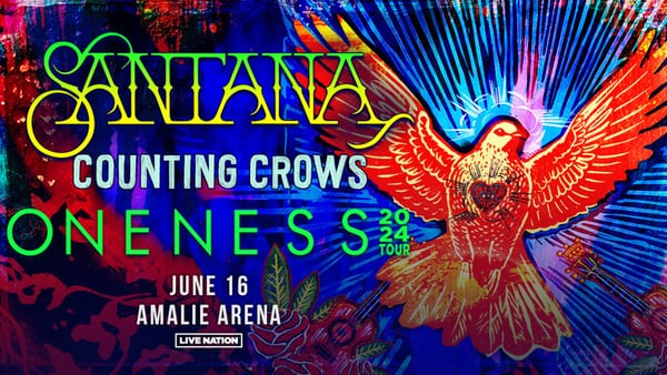 Santana & Counting Crows Heading to Tampa