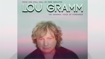 Win Front Row Tickets & Meet Lou Gramm on October 25th in Mount Dora