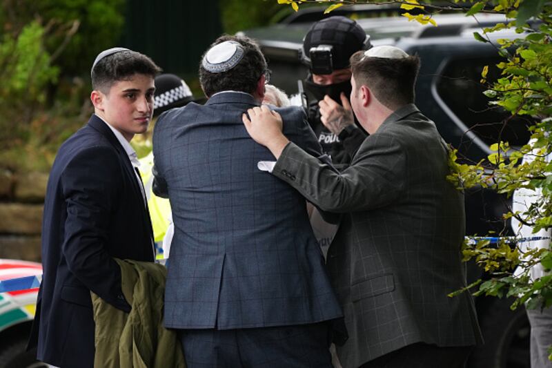 Stabbing at Manchester synagogue