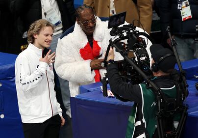 Snoop Dogg at the Olympics in Milan