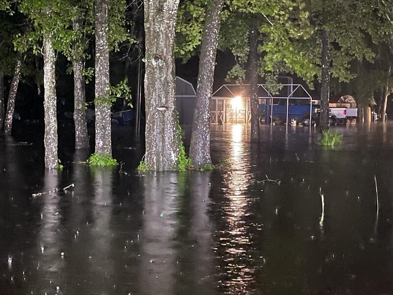 St. Johns County flooding Thursday morning in the wake of Hurricane Milton