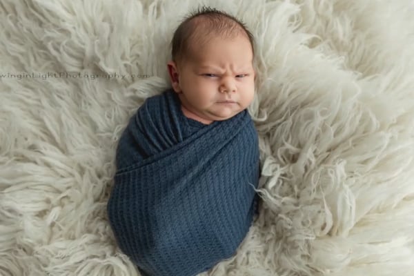 Say cheese? Ohio photographer’s ‘grumpy baby’ photo shoot goes viral